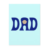 Dad to Asian Baby Post Cards