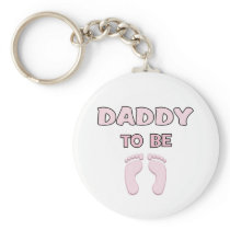 Dad to Be (Girl) Keychain
