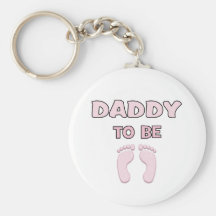 Dad to Be (Girl) Keychain
