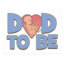 Dad to Be Maternity Post Card