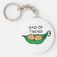 Dad Twin Pod Keychain