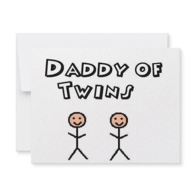 dad twins custom invitations by Dillydoo