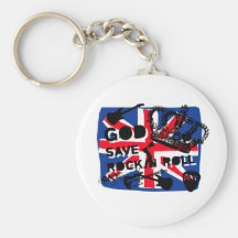 Dadawan God save Rock'n'Roll Keychains