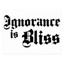 Dadawan Ignorance is bliss Post Cards