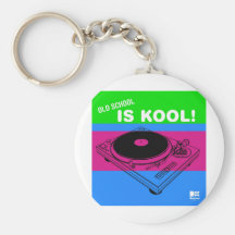 Dadawan Old school is kool  vynil deck Keychain