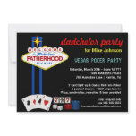 Dadchelor Party - Vegas Casino Style Invitations