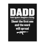 dadd - dads against daughters dating funny postcards