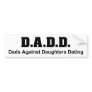 DADD on Wht Bumper Sticker