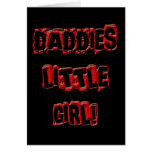 Daddies Little Girl Greeting Cards