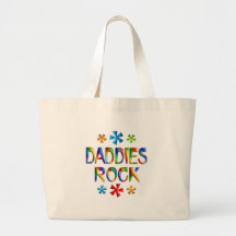 DADDIES ROCK TOTE BAGS
