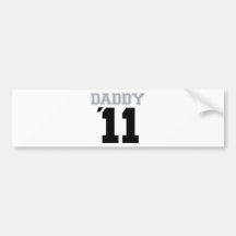 Daddy 2011 Black Bumper Stickers