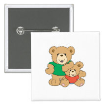 Daddy and Baby Boy Bear Buttons
