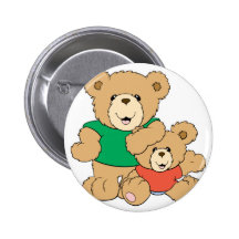 Daddy and Baby Boy Bear Pins