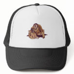 daddy and baby orangatang hats