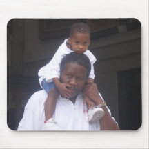 Daddy and Joshua Mouse Pad
