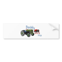 Daddy and Me Tractors Bumper Stickers