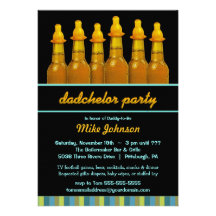 Daddy Baby Shower - Dadchelor Diaper Party Invites