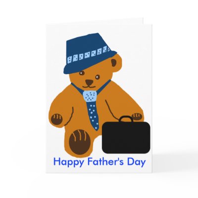 Daddy bear, Happy Father's Day card by marcya7