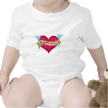 Daddy - Custom Heart Tattoo T-shirts & Gifts