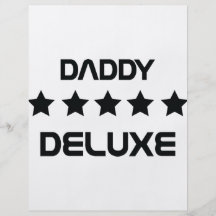 daddy deluxe icon full color flyer