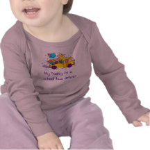 Daddy is a Bus Driver baby t-shirt