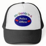 Daddy Is A Police Officer hats