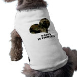 daddy is in war :) pet clothing