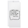 Daddy makes things fall off walls Bass Rules Custom Rack Card