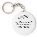 Daddy missed you keychains