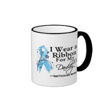 Daddy Prostate Cancer Ribbon Mugs