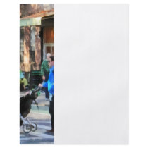 Daddy Pushing Stroller Greenwich Village Personalized Flyer