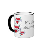Daddy Tat Heart mugs