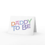 Daddy to Be cards