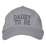 DADDY TO BE embroidered hats