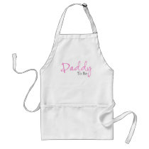 Daddy To Be (Pink Script) Aprons