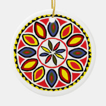 Daddy & Triple Star Hex Ornament