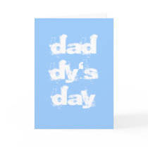 Daddy's day - fathers day card