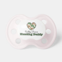 Daddy's Future Hunting Buddy Pacifier Pink