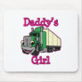 Daddy's Girl Truck Driver Mouse Pads