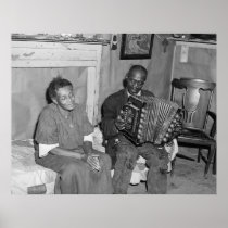 Daddy's Got A Squeezebox, 1940 Print