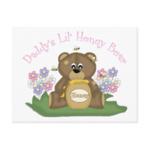 Daddy's Lil Honey Bear 3 Post Cards
