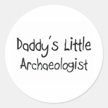 Daddy's Little Archaeologist Sticker