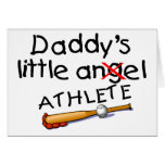 Daddy's Little Athlete cards