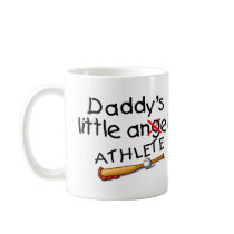 Daddy's Little Athlete Coffee Mugs