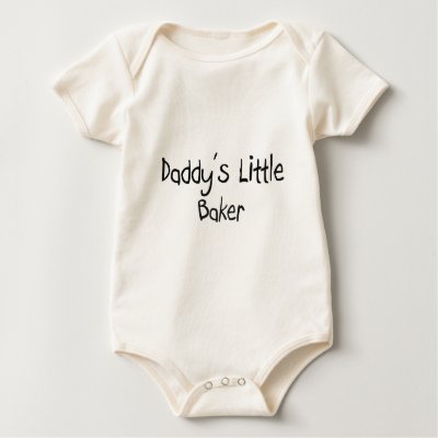 Daddy's Little Baker Tee Shirt by professions