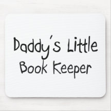 Daddy's Little Book Keeper Mouse Mat