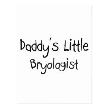 Daddy's Little Bryologist Post Cards