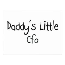 Daddy's Little Cfo Post Cards
