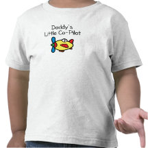 Daddy's Little Co-pilot Tee Shirt