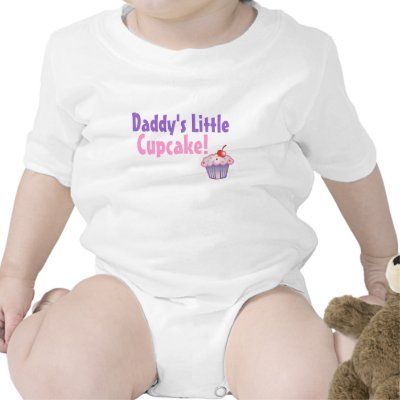 Daddy's Little Cupcake Tshirt by babyclothes